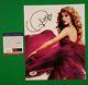 Taylor Swift Signed Autographed Color 8x10 Photo Psa/dna Coa Plus Photo Proof