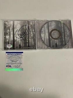 Taylor Swift Signed Autographed Folklore CD Cover PSA DNA COA b