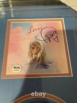 Taylor Swift Signed Framed Lover CD Rare Psa/dna Coa Autographed Me! Fearless