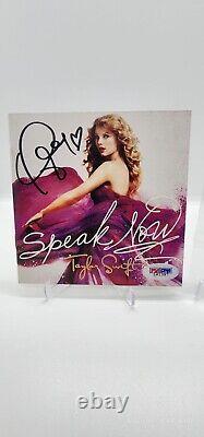 Taylor Swift Speak Now? SIGNED Autograph Booklet withHEART? PSA/DNA COA RARE