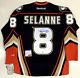 Teemu Selanne Anaheim Ducks Signed Jersey With A Psa/dna In The Presence Coa