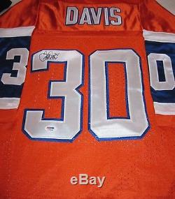 Terrell Davis Signed Denver Broncos Jersey Autograph Psa/dna Coa