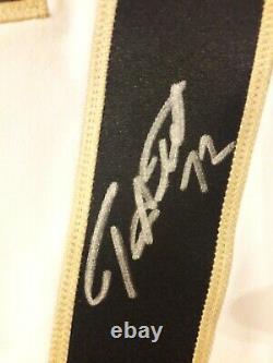 Terron Armstead NEW ORLEANS SAINTS SIGNED WHITE GAME ISSUED JERSEY W PSA/DNA COA