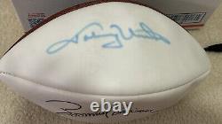 Terry Bradshaw / Johnny Unitas Signed Wilson Football PSA/DNA COA