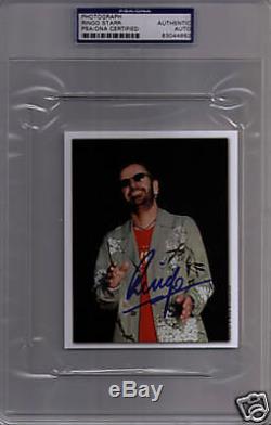 The Beatles signed auto autograph Ringo Starr photo picture PSA/DNA psadna coa
