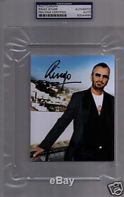 The Beatles signed autograph auto picture photo Ringo Starr PSA DNA psadna coa