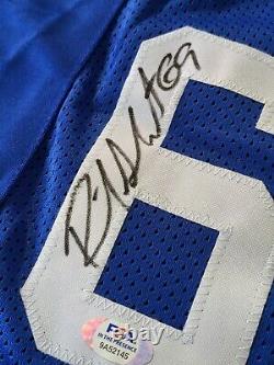 The Blue Wall Autographed/Signed Jersey PSA/DNA COA New York Giants OLine Champs