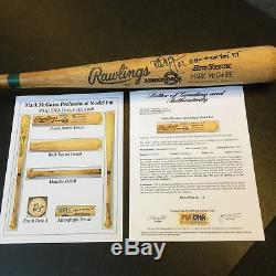 The Finest Mark McGwire 1988 Signed Game Used Baseball Bat PSA DNA COA GU 10