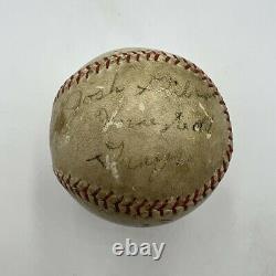 The Only Josh Gibson Single Signed Baseball On Earth PSA DNA & JSA COA