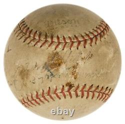 The Only Josh Gibson Single Signed Baseball On Earth PSA DNA & JSA COA