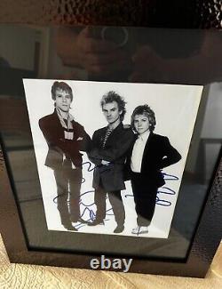 The Police Autographed Signed 8x10 Photo Certified Authentic PSA/DNA COA LOA