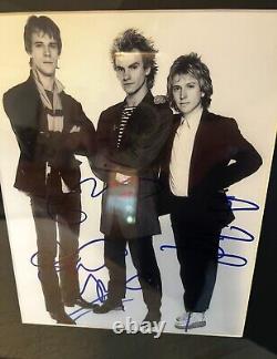 The Police Autographed Signed 8x10 Photo Certified Authentic PSA/DNA COA LOA