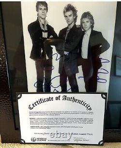 The Police Autographed Signed 8x10 Photo Certified Authentic PSA/DNA COA LOA