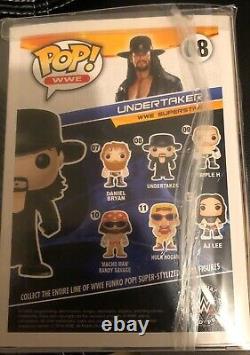 The Undertaker Signed Vaulted WWE FUNKO Pop PSA DNA COA Rare