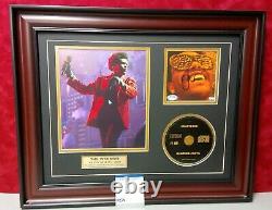 The WEEKND After Hours Signed Display 8x10 cd PSA/DNA COA Blinding Lights LP