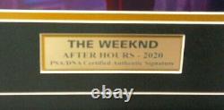 The WEEKND After Hours Signed Display 8x10 cd PSA/DNA COA Blinding Lights LP