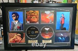 The Weeknd Signed CD AFTER HOURS PSA DNA COA Dawn FM FRAME 16x26 1 Only