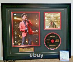 The Weeknd Signed CD Insert AFTER HOURS PSA DNA COA autograph FRAME 16x20