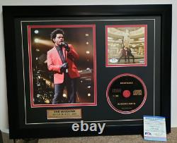 The Weeknd Signed CD Insert AFTER HOURS PSA DNA COA autograph FRAME 16x20