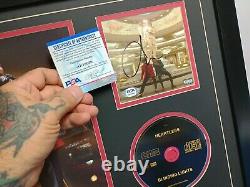 The Weeknd Signed CD Insert AFTER HOURS PSA DNA COA autograph FRAME 16x20