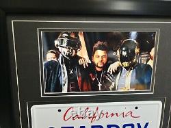 The Weeknd signed CD insert 2017 Unsued Ticket STARBOY Prop PSA/DNA COA