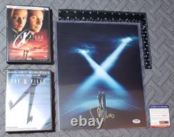 The X-Files Creator Chris Carter Signed 11x14 Photo PSA/DNA COA + 2 DVD Movies