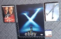 The X-Files Creator Chris Carter Signed 11x14 Photo PSA/DNA COA + 2 DVD Movies