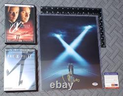 The X-Files Creator Chris Carter Signed 11x14 Photo PSA/DNA COA + 2 DVD Movies