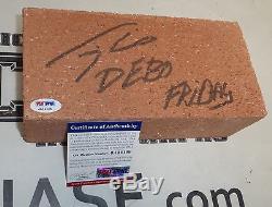 Tiny Lister Signed DeBo Friday Movie Brick PSA/DNA COA Autograph Tommy Ice Cube