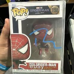 Tobey Maguire Signed Funko Pop 1158 Spider-Man Autograph PSA DNA COA RARE