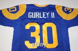 Todd Gurley LA Rams signed autographed football jersey PSA/DNA COA auto