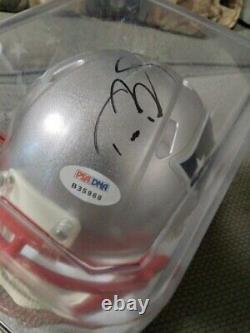 Tom Brady Autographed Mini Helmet W PSA/DNA coa