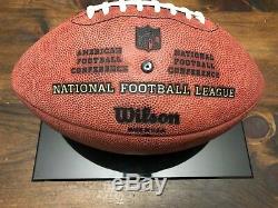 Tom Brady Signed NFL Official Duke Football Psa/dna Coa Autograph