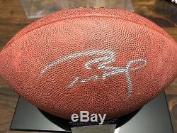 Tom Brady Signed NFL Official Duke Football Psa/dna Coa Autograph