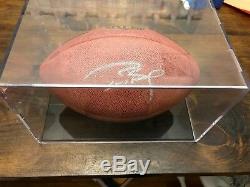 Tom Brady Signed NFL Official Duke Football Psa/dna Coa Autograph