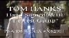 Tom Hanks Hand Signed 8x10 Forrest Gump Psa Dna Uacc Rd 289
