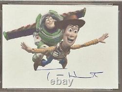 Tom Hanks SIGNED Disney Toy Story Woody Buzz Picture Print PSA DNA COA Autograph