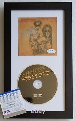 Tommy Lee CD Display Psa Certified Coa Signed Motley Crue Autographed Psa/dna