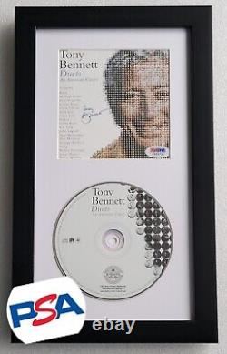 Tony Bennett CD Display Psa/dna Certified Coa Signed Music Autographed Psa Gift
