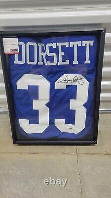 Tony Dorsett Autographed/Signed Jersey PSA/DNA COA Dallas Cowboys HOF