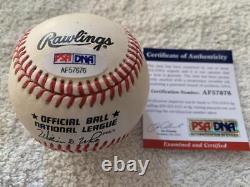 Tony Gwynn Signed Autograph Auto Autographed Rawlings Ball Baseball PSA/DNA COA