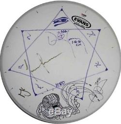 Tool Autographed Concert Played Signed Drumhead Certified Authentic PSA/DNA COA