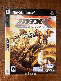 Travis Pastrana Signed MTX Mototrax PlayStation 2 Video Game PSA/DNA Coa