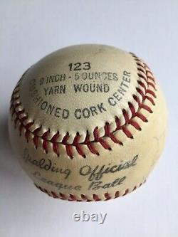 Ty Cobb Autograph Baseball. Full Side Panel Signed Dated. PSA/DNA COA