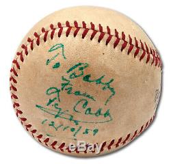 Ty Cobb Single Signed Autographed National League Baseball With PSA DNA COA