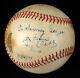 Ty Cobb Single Signed Baseball Beautiful Autograph With Psa Dna Coa