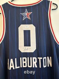 Tyrese Haliburton Signed 2024 All Star Jersey Indiana Pacers Auto PSA/DNA COA