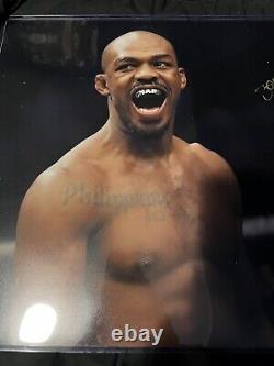 UFC Jon Jones Bones Signed 16x20 Photo PSA/DNA COA Champion GOAT
