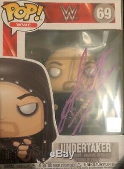 Undertaker Signed WWE FUNKO Series 69 Pop PSA DNA COA