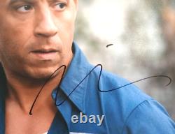 VIN DIESEL signed Fast And The Furious Car Prop PSA/DNA COA Frame 1970 Charger